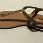 Women Thong Design Sandals with Back Dior