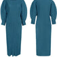 Full Color Pleated Dress