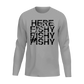 Here Fishy Fishy Men Long Sleeve Shirt