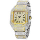 MISSFOX Ice Out Watch For Men