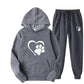 Dog Print Hoodie And Pants