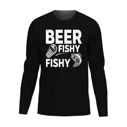Beer Fishy Fishy Men Long Sleeve Shirt