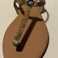 Women Thong Design Sandals with Back Dior