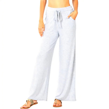 Drawstring Comfy Pants -Ivory