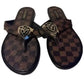 Women Thong Design Sandals LV