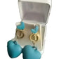 Luxury Design CD Earrings