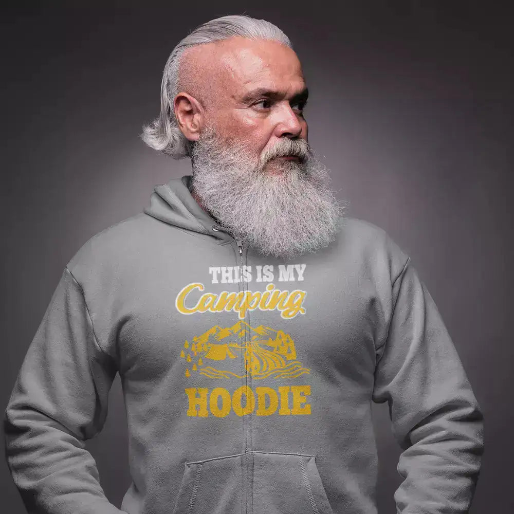 This Is My Camping Zip Hoodie for Men