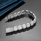 European And American Cuban Bracelet 12mm Wide Rock Sugar Chain Zircon Flip