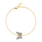 S925 Sterling Silver Bee Butterfly Bracelet