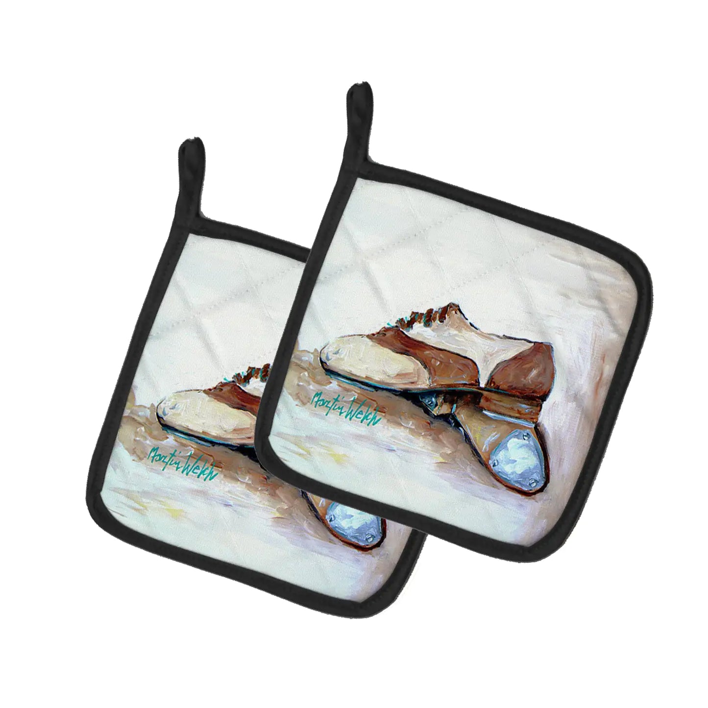 Tap Doses Shoes Pair of Pot Holders