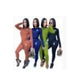 Two Pieces Design Set Sexy Outfits Long Sleeve & Long Pants Pullover Tracksuit With Pockets