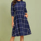 Plaid A-Line Dress