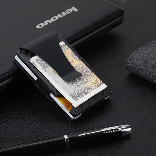 Carbon Fiber Slim Wallet for Men and Women