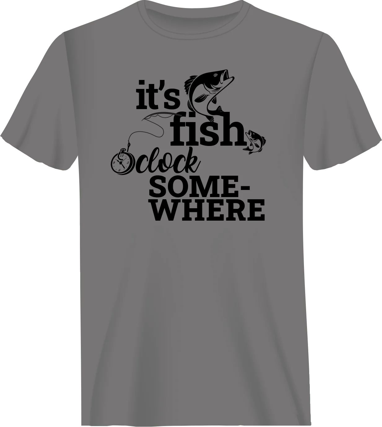 Its Fishing o'Clock T-Shirt for Men