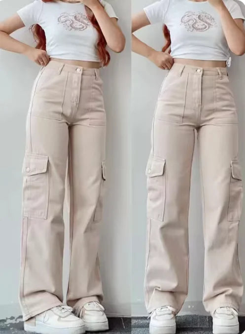 Retro Y2K Tech wear Cargo Pants