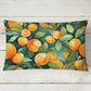 Florida Orange Blossom in Watercolor Throw Pillow