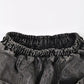 Black Denim Harem Pants