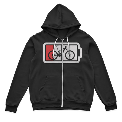 Low Battery Zip Hoodie for Men