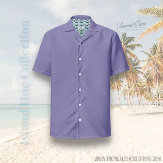 Urchin Purple button shirt