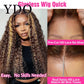 Glueless 6x6HD Lace Wigs Highlight Curly HD Lace Frontal Wig Water Wave 4/27 Highlight Colored Wear Go HD Lace Wigs For Women