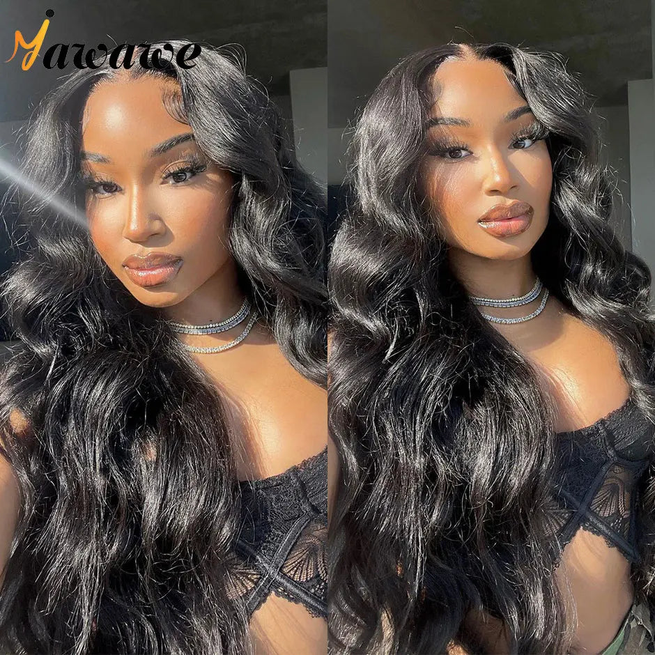Clearance Sale Body wave 100% Glueless preplucked human wigs ready to go HD lace frontal wig Wear Go human hair wigs for women