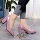 Women's Sexy Mid Heel Pointed Toe Shoes