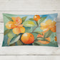 Florida Orange Blossom in Watercolor Throw Pillow