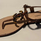 Women Thong Design Sandals With Back CC