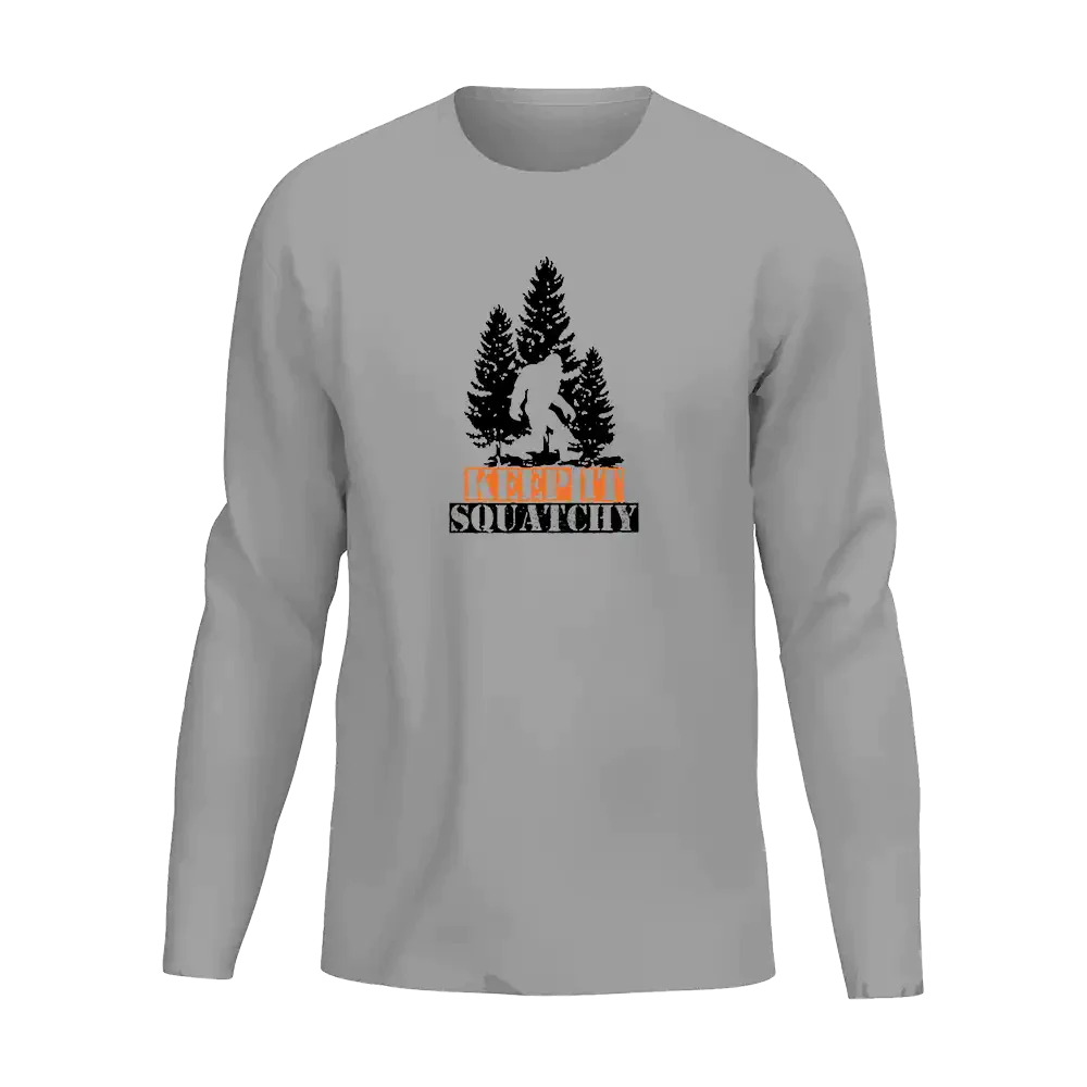 Keep It Squatchy Men Long Sleeve Shirt