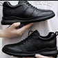 Sneakers Men Elevator Shoes Fashion Soft Leather