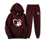 Dog Print Hoodie And Pants