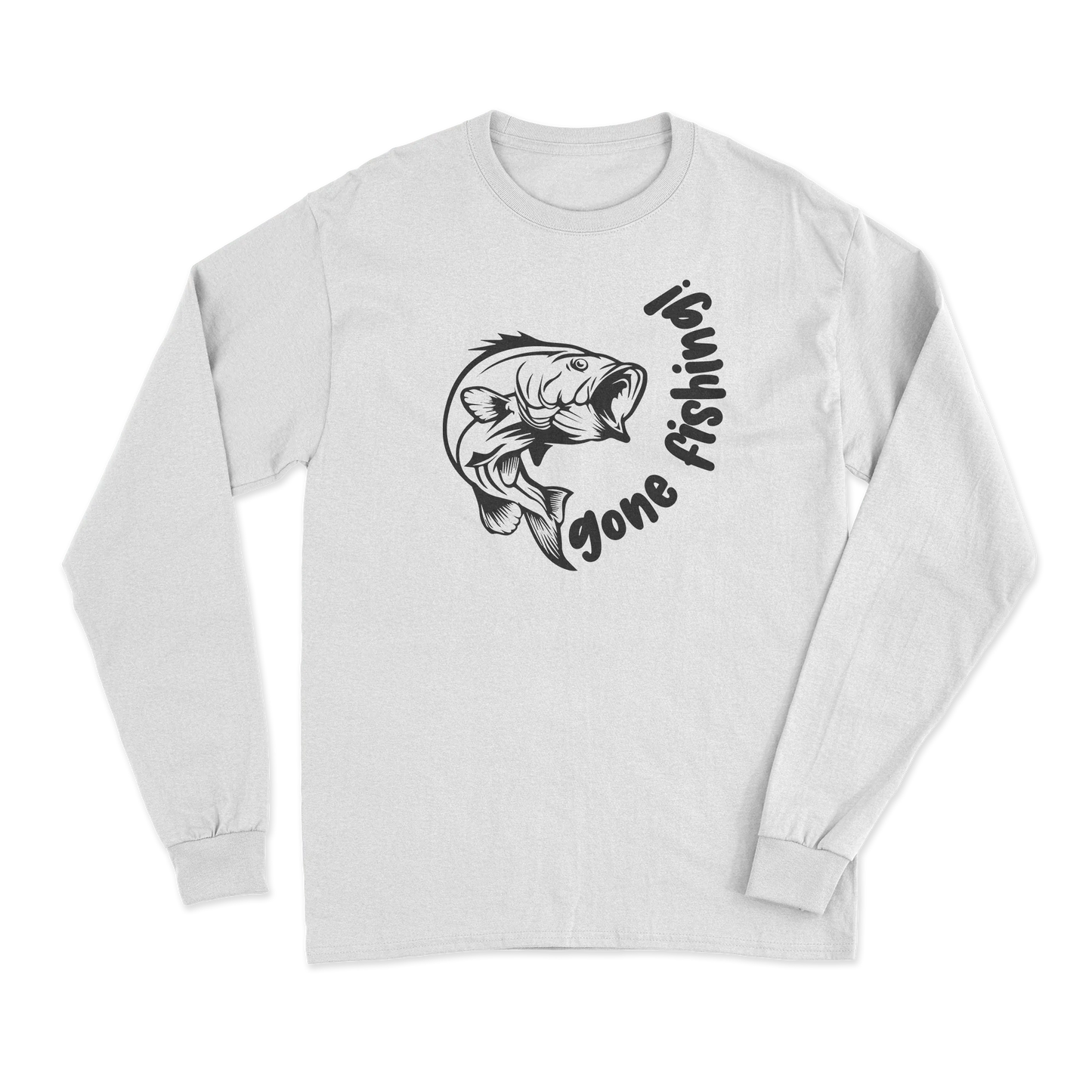 Gone Fishing v1 Men Long Sleeve Shirt