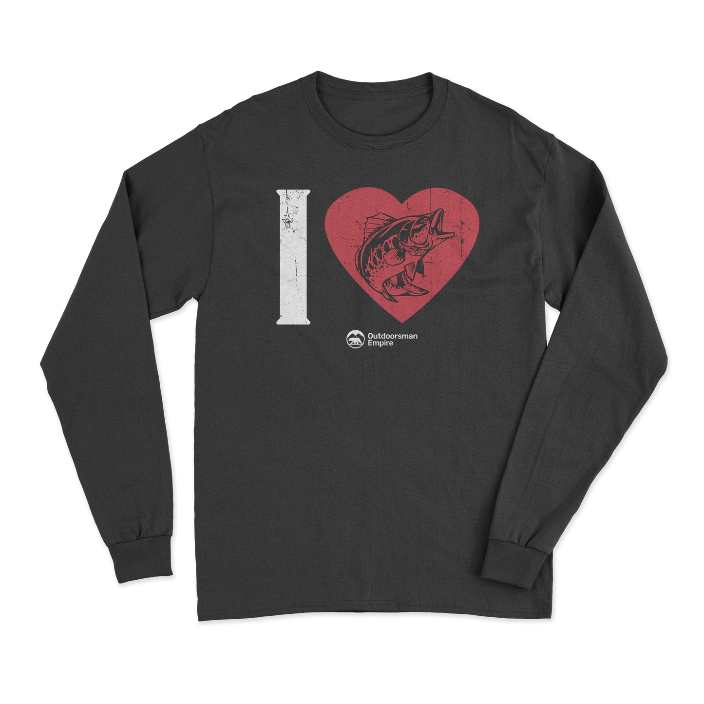 I love Fishing Men Long Sleeve Shirt