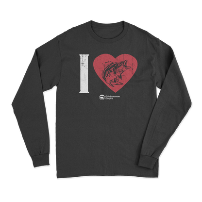 I love Fishing Men Long Sleeve Shirt