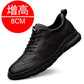 Sneakers Men Elevator Shoes Fashion Soft Leather