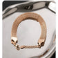 Titanium Steel Woven Bracelet Non-fading Flat Mesh Chain Unisex Bracelet