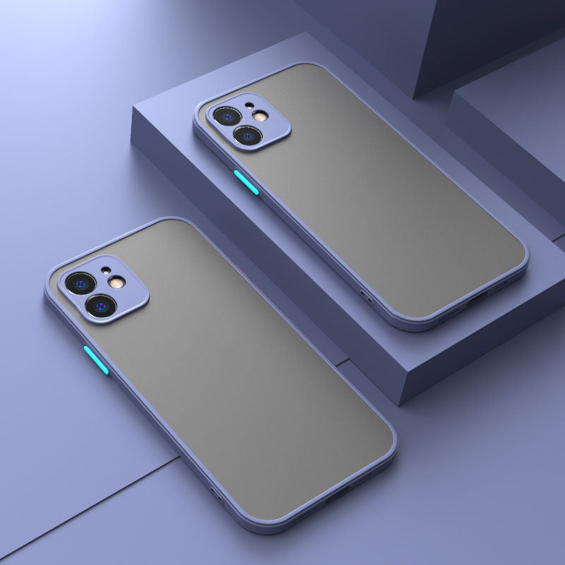 Suitable For  13pro Phone Case Iphone12 Skin Feeling Xs Max Eye Protection 8p Translucent XR Silicone 7 Frosted