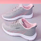 Flat Flying Woven Breathable Mesh Surface Sneaker Women's Casual Soft Bottom Shoes