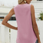 Notched Sleeveless Tank