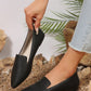 Simple Pointed Snake Pattern Flat Pumps Foreign Trade Slip-on Lazy Shoes