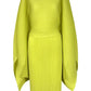 Elegant V-Neck Pleated Dress