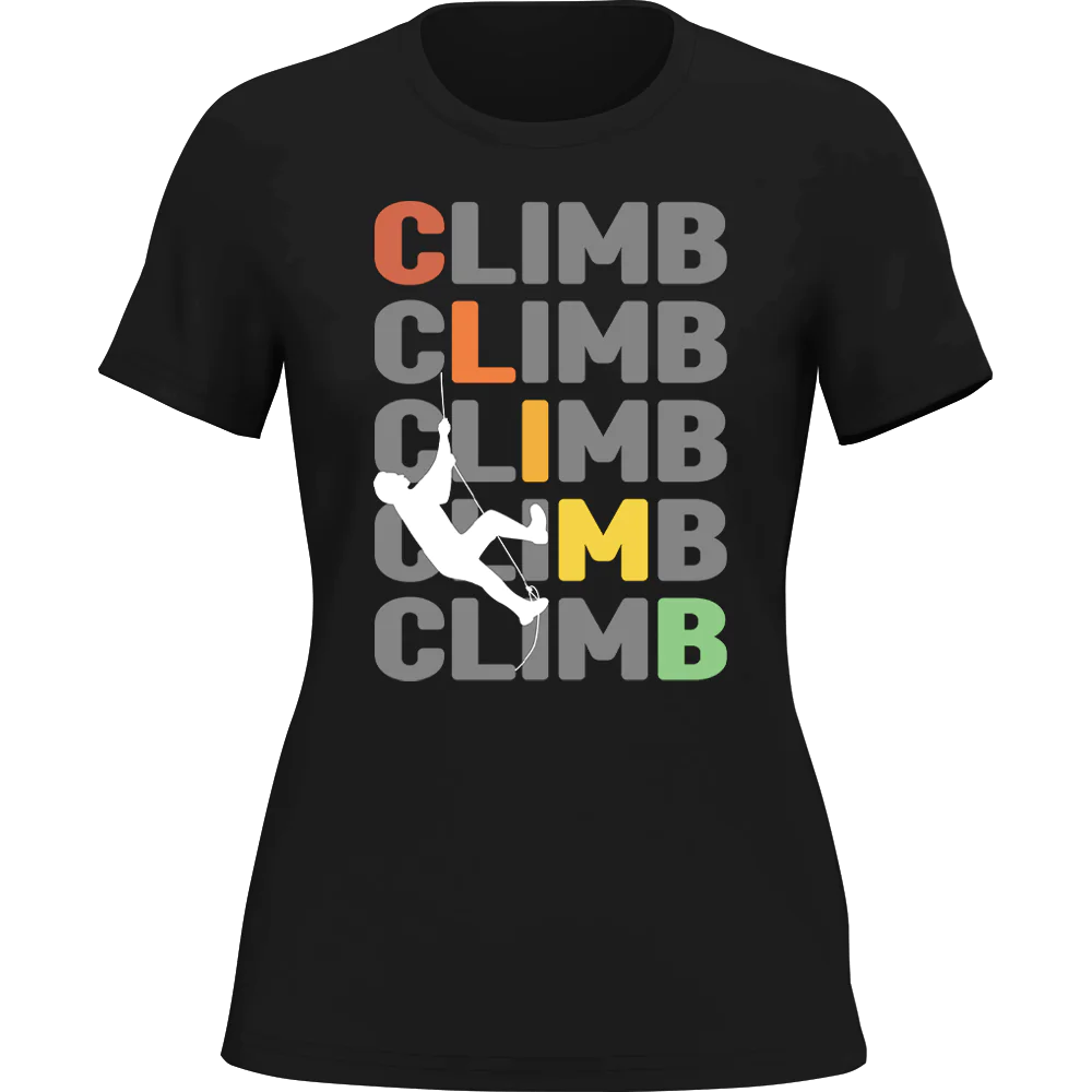 Climbbbbb T-Shirt for Women