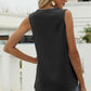 Notched Sleeveless Tank
