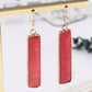 Natural Stone Drop Earrings