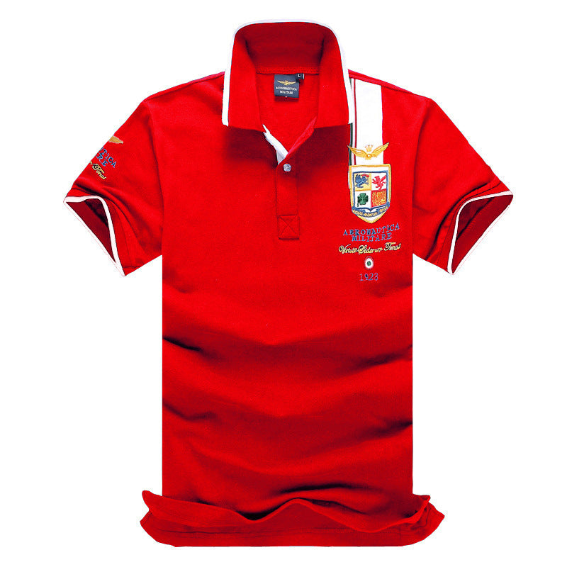 Spot Brand Men's Polo Shirt Lapel Short-sleeved T-shirt Cotton Hot Sale At AliExpress