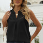 Notched Sleeveless Tank