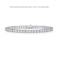 Sterling Silver D Color Moissanite Tennis Bracelet For Women