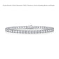 Sterling Silver D Color Moissanite Tennis Bracelet For Women
