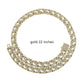 10mm Full Diamond Cuban Link Chain Hip Hop Necklaces