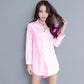 Oversized Shirt Loose Shirt Mid-length Shirt